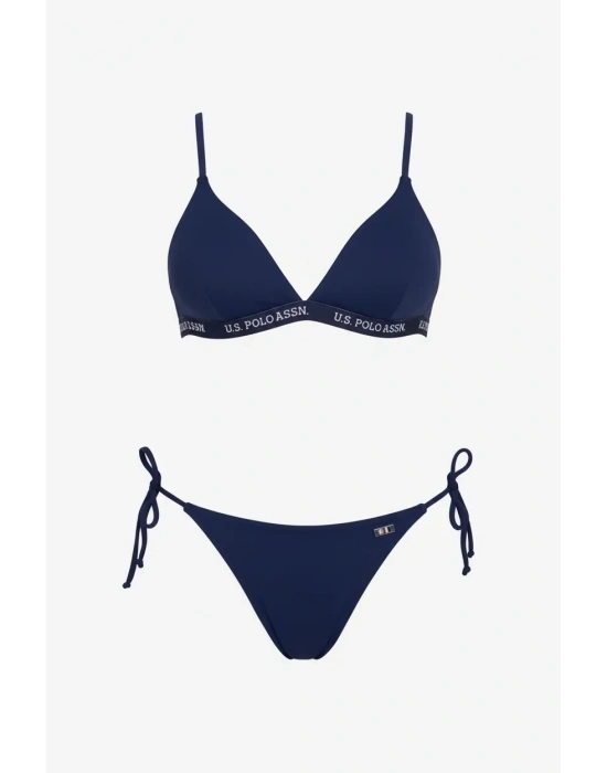 Kadın Lacivert İpli Bikini Alt