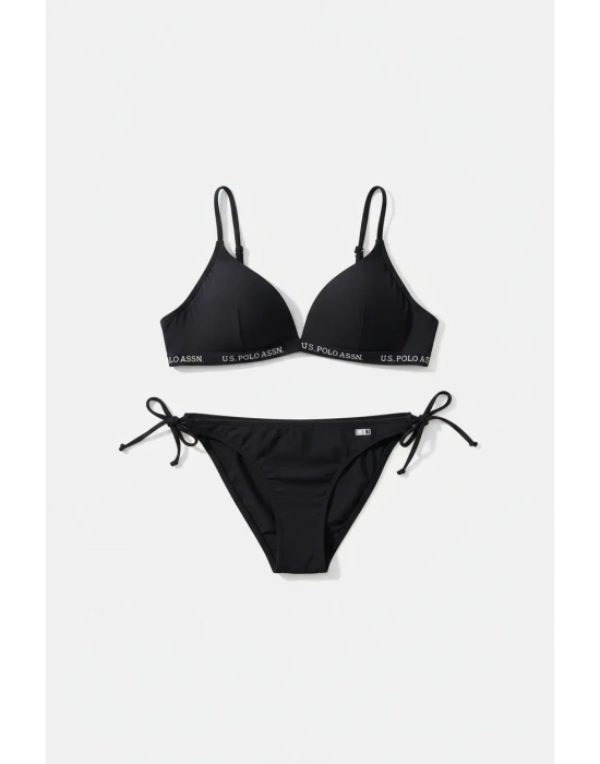 Kadın Siyah Ipli Bikini Alt