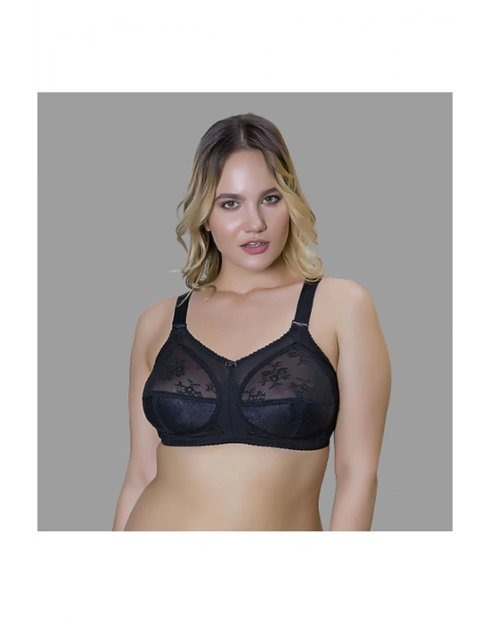 Minimizer Toparlayıcı Siyah Sütyen Balensiz 2128