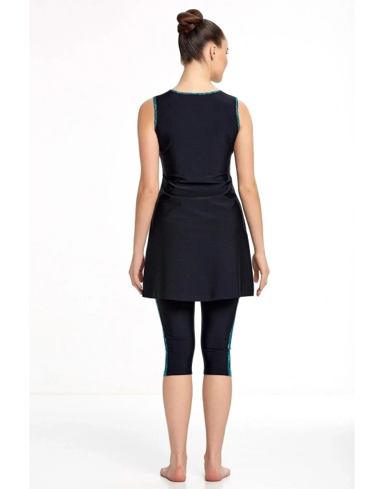 Maresiva Kolsuz Taytlı Mayo Siyah