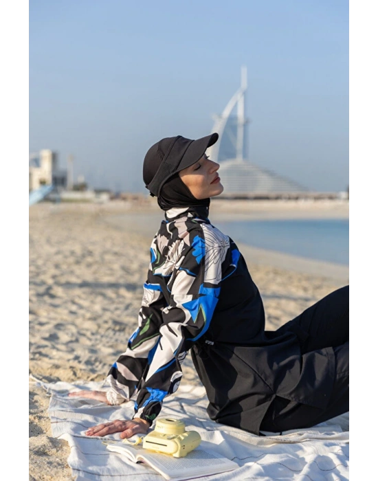 Lian Kıl Biye Detaylı Garson Tesettür Mayo DLX-25289