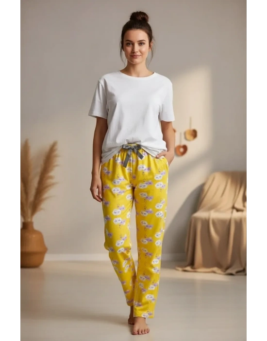 Liparis Kadın Vıscon Tek Alt Pijama 5512