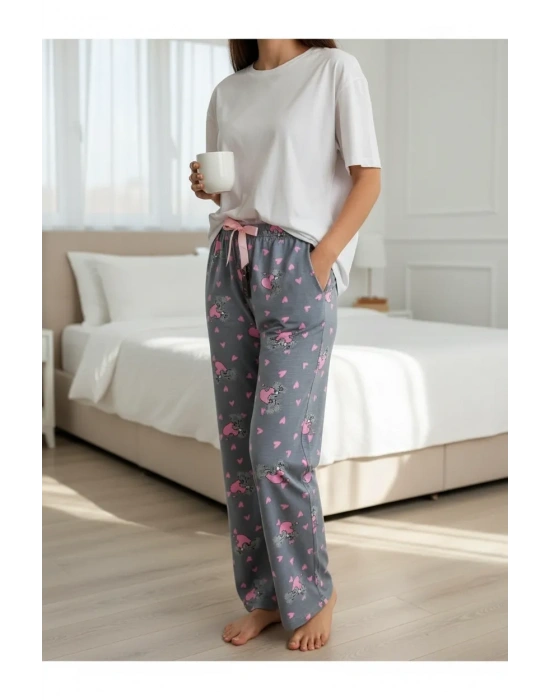 Liparis Kadın Vıscon Tek Alt Pijama 5512