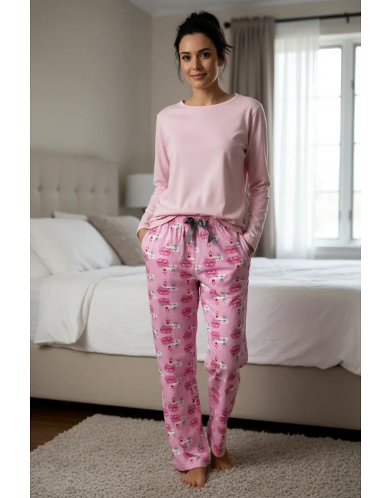 Liparis Kadın Vıscon Tek Alt Pijama 5512