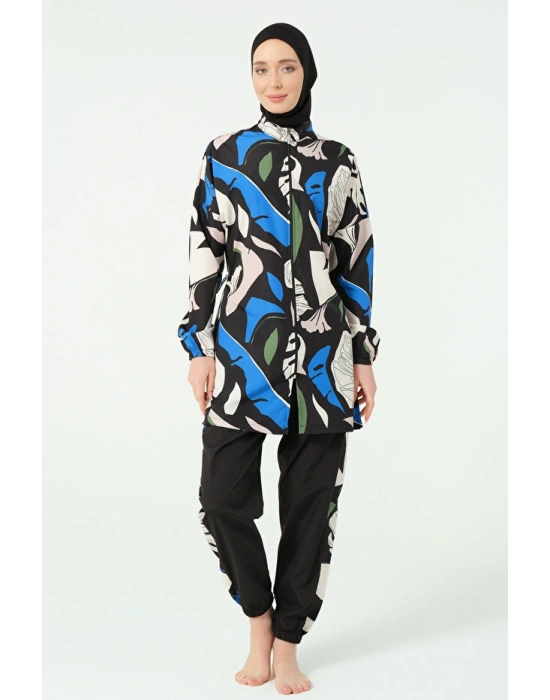 Nina Desenli Tesettür Mayo DLX-25288