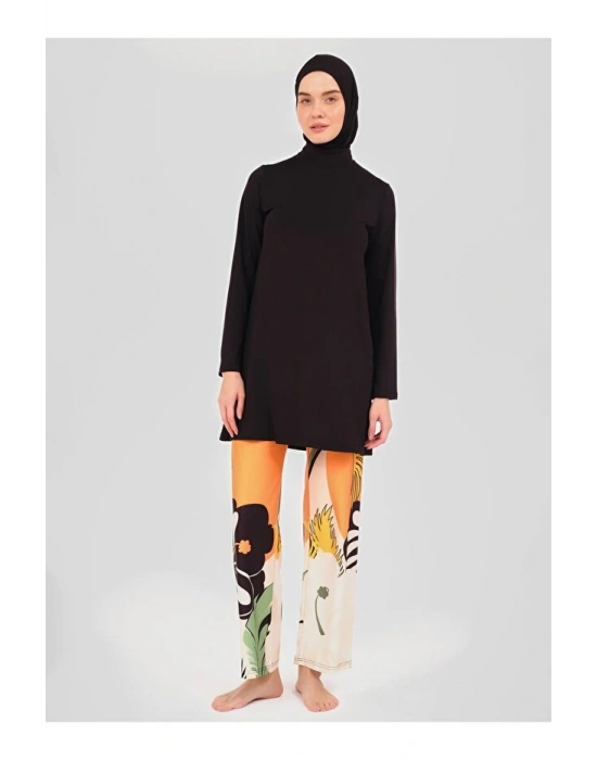 Pamelo Desenli Tesettür Mayo DLX-24601