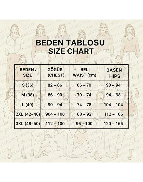 Su Desenli Pareolu 6 Parça Tesettür Mayo DLX-24605