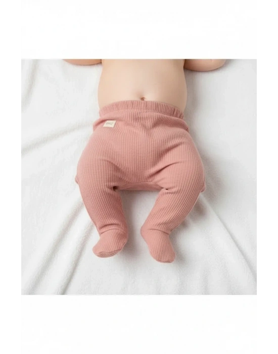 Waffle Smile Patikli Pantolon Redbrown