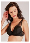 Balenli Dantelli Toparlayıcı Sütyen Siyah 3912