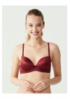 - Kadın Bordo Kulaksız Içi Boş Sütyen 66142