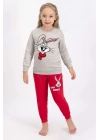 Bugs Bunny Lisanslı Bejmelanj Kız Çocuk Eşofman Takımı