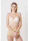 Ten Düz Kumaşlı Ince Süngerli Büyük Beden Toparlayıcı Sütyen 5738