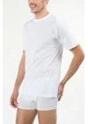 Erkek Beyaz Eduardo 2li T-shirt 44ts10031beya