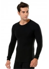 ERKEK TERMAL UZUN KOL ÜST İÇLİK SİYAH OUTDOOR T-1100