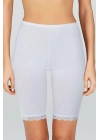 Kadın Beyaz Basic Long Paçali Külot Bk0653501beya