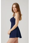 Kadın Rota Elbise Mayo Lacivert
