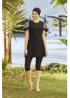 Kadın Siyah Yüzücü Mayo Yeni Sezon