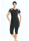 Kadın Siyah Yüzücü Mayo Yeni Sezon