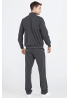 Çizgi Detaylı Erkek Eşofman Takımı - Antrasit