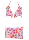 ashley etekli çiçeli bikini