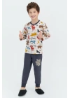 Rolypoly The Wild One Kum Erkek Çocuk Mevsimlik Pijama Takımı