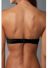 Kadın Siyah 11-382 Yari Pus-Up Balenli Strapless Sutyen
