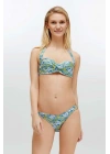 Kadın Mavi Bikini Takım