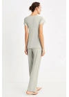 870 Hamile Pijama Takımı -lıght Green-