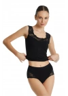 Kadın Dantelli Slip Külot 1333 - Siyah