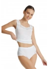 Kadın Dantelli Slip Külot 1333 - Beyaz