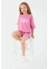 U.s. Polo Assn 1427 Sweet Pink Kız Çocuk Şort Takım