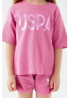 U.s. Polo Assn 1427 Sweet Pink Kız Çocuk Şort Takım