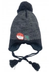 Kulaklı Bere Erkek Çocuk ( 4-8 Yaş) K22130-07 Antrasit