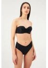 Kaplı Straplez Bikini Takımı