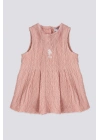 US POLO KIZ BEBEK PEMBE ELBİSE