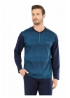 5464 Erkek Jakarlı Pijama 22k