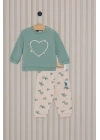 Kız Bebek Yeşil 2li Bebek Takım