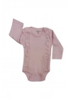 Kız Bebek Fırfırlı Uzun Kollu Çıtçıtlı Body 0-12 Ay