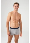 Erkek Gri Melanj 2 Li Boxer 80358