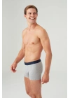 Erkek Gri Melanj 2 Li Boxer 80358