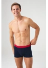 Erkek Kırmızı - Lacivert 2 Li Boxer 80361