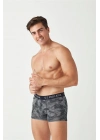 Erkek Lacivert - Baskılı - Bordo 3 Lü Boxer 80450ınt
