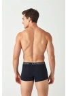 Erkek Lacivert - Baskılı - Bordo 3 Lü Boxer 80450ınt