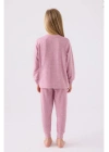 Us Polo Kız Çocuk Uzun Kol Pijama Takım US1987 Leylak