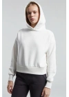 Kadın Beyaz Sweatshirt