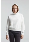 Kadın Beyaz Sweatshirt