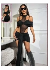 SİYAH ŞIK FANTEZİ KOSTÜM