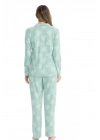 Kadın, Lisanslı, USPA,  Önden Düğmeli, Pijama Takım, Ev Giyim