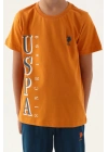 Erkek Çocuk, Lisanslı, USPA, Lacivert, T-shirt 2li Takım