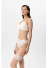 4883 Lingerie Kadın Milan Push Up Dantelli Jartiyer Çorap Sütyen Takım
